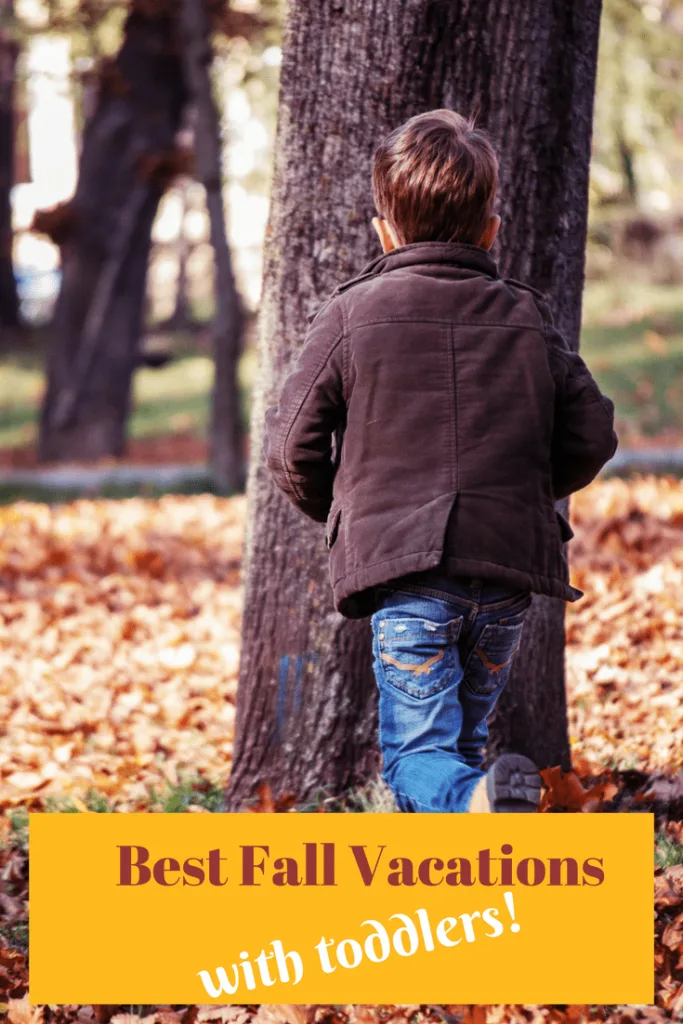 Best Fall Vacations with toddlers