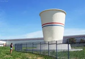 Worlds Largest Paper Cup