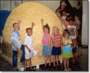 Worlds Largest popcorn ball