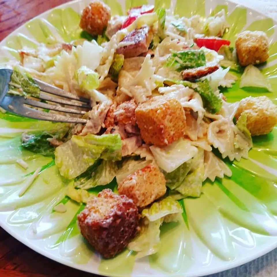 Recipe: Chicken Caesar Pasta Salad