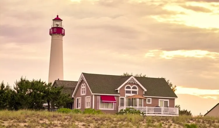 Cape May Point Lighthouse in New Jersey