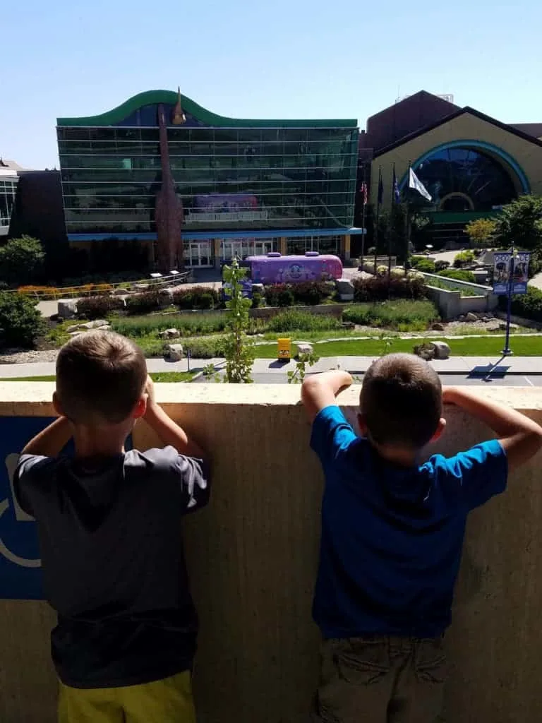 Outside of Children's Museum of Indianapolis
