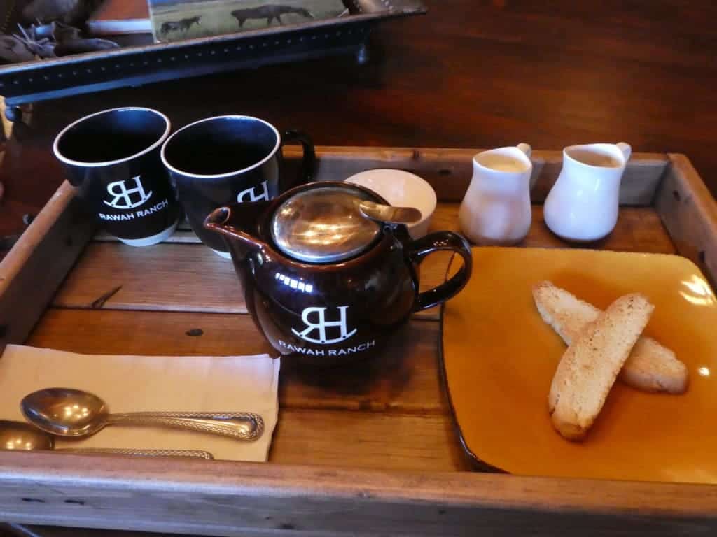 Coffee Service at Rawah Guest Ranch