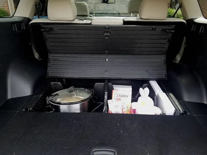 cargo area of 2017 Kia Sorento