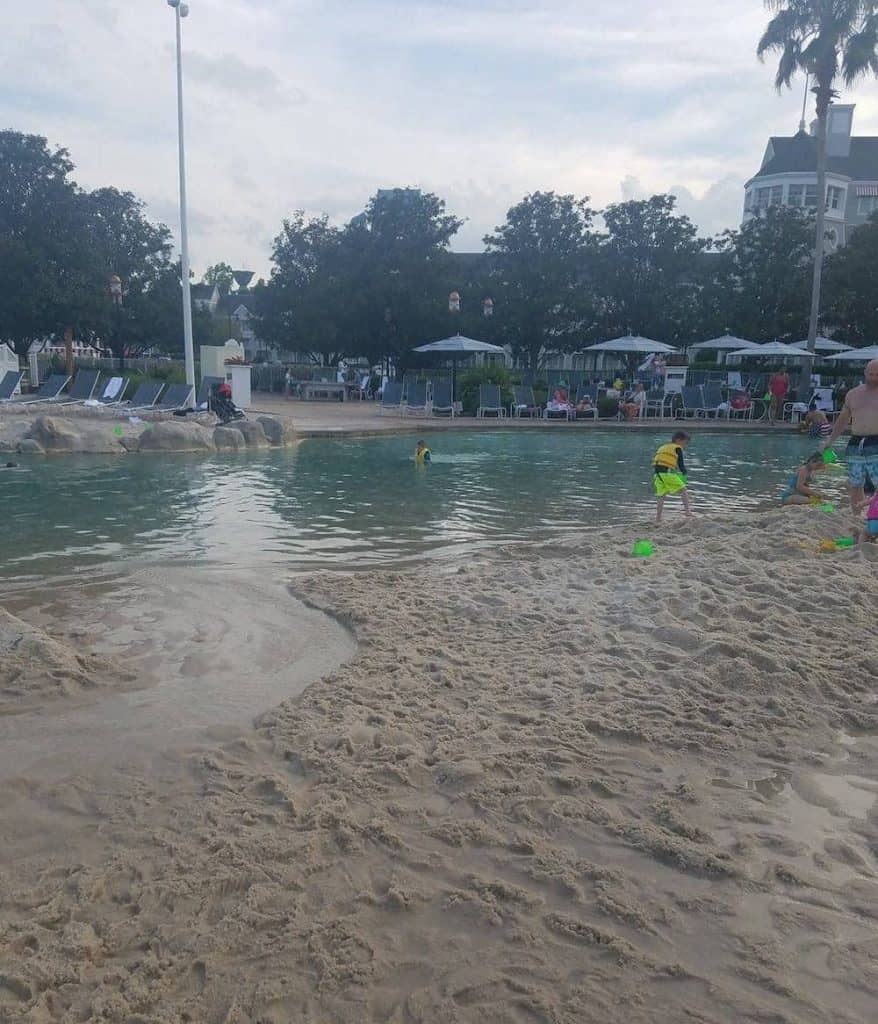The sandy pool at Disney's Beach Club 