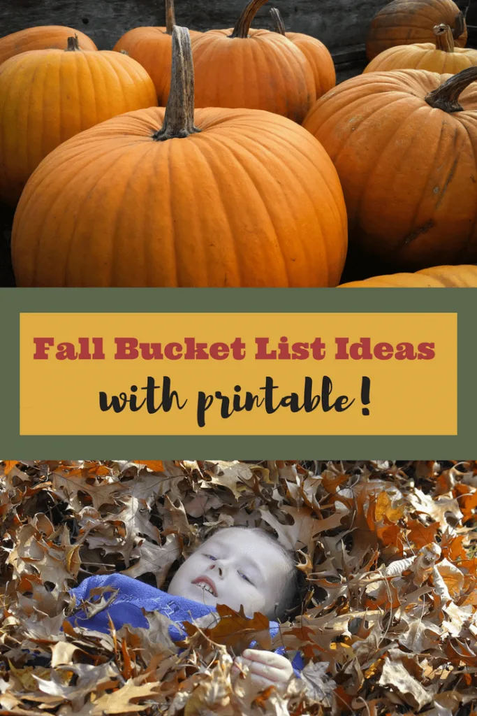 Fall Bucket List Ideas