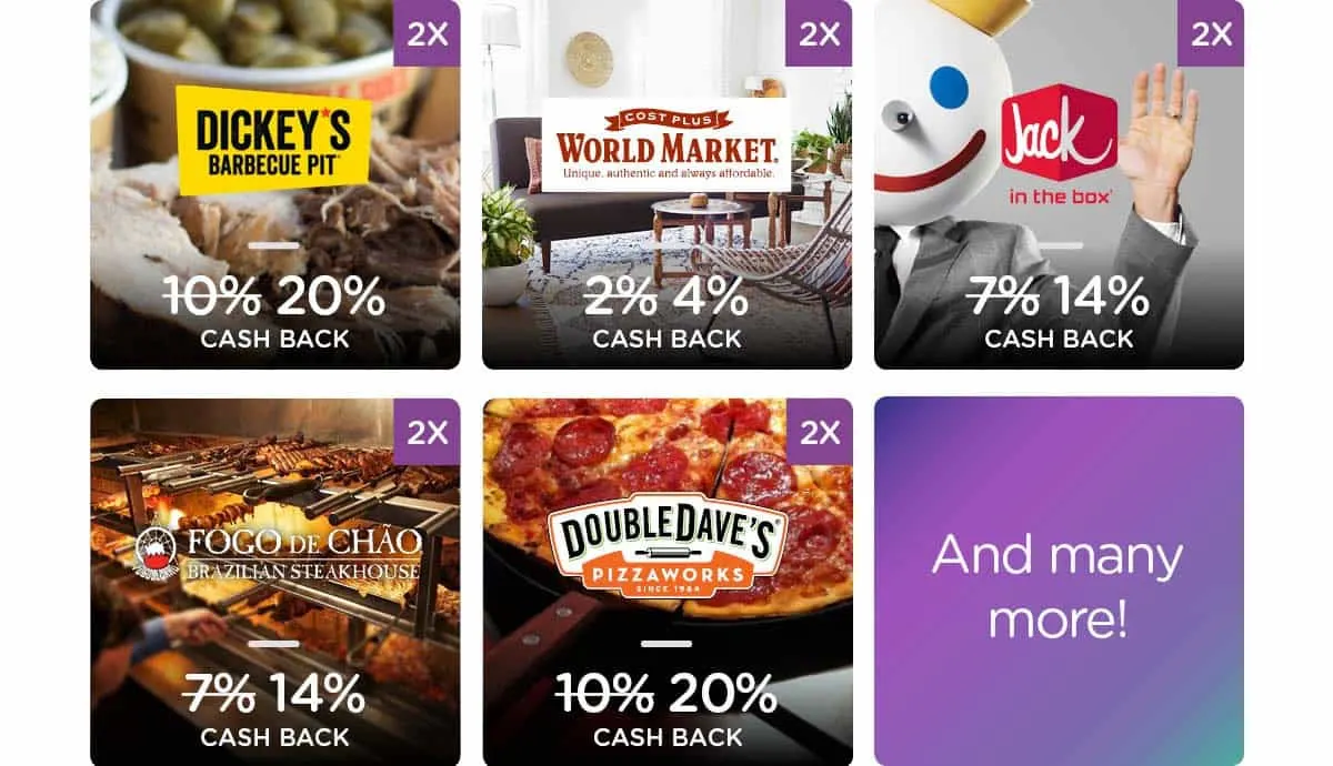 Double Cash Back with Dosh