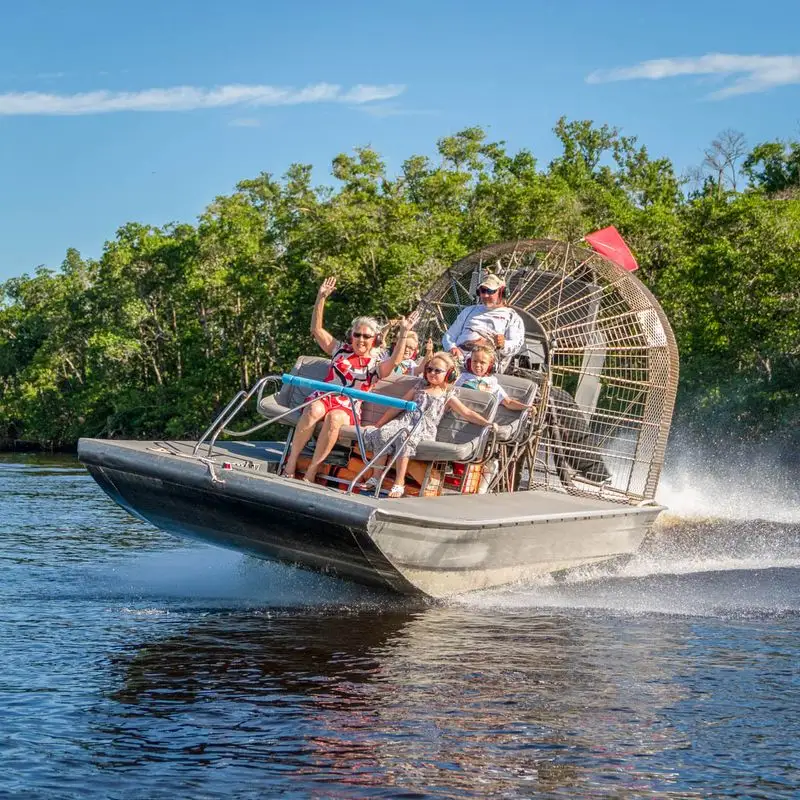 Airboat Ride Through the Swamp