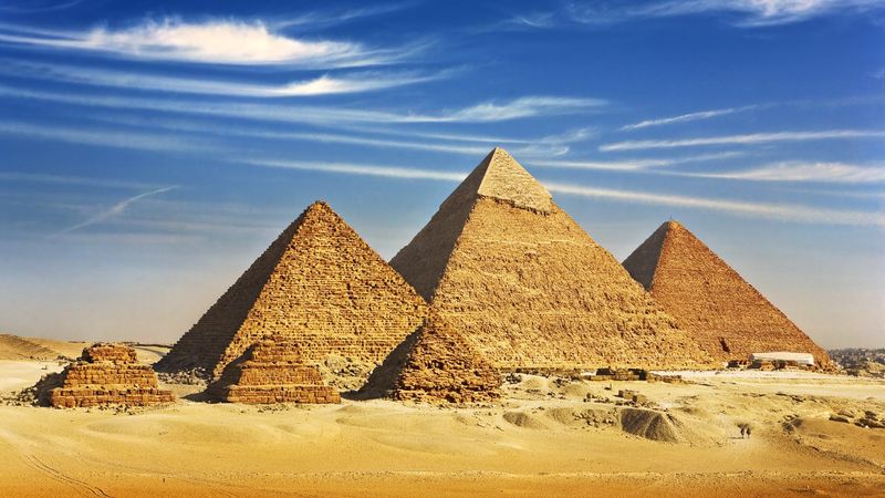 The Pyramids of Giza, Egypt