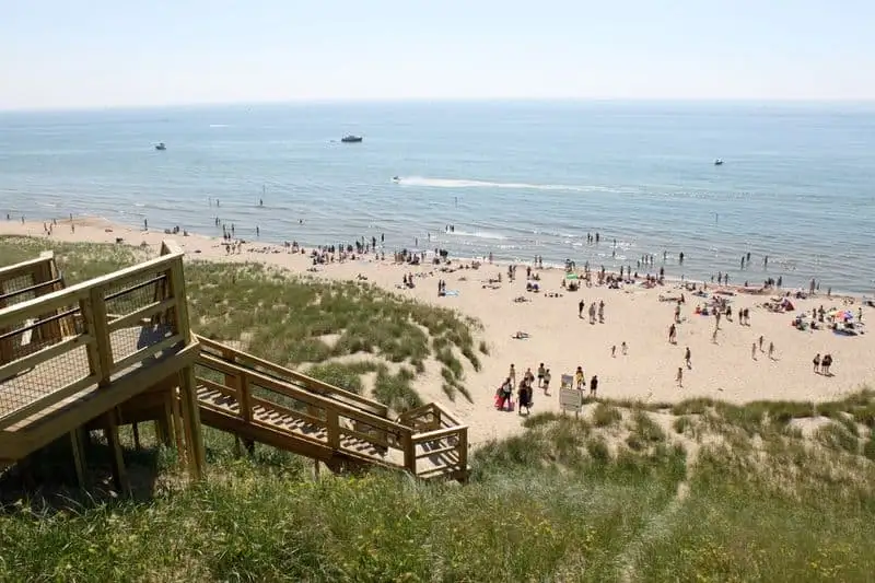 Relax at Holland State Park Beach
