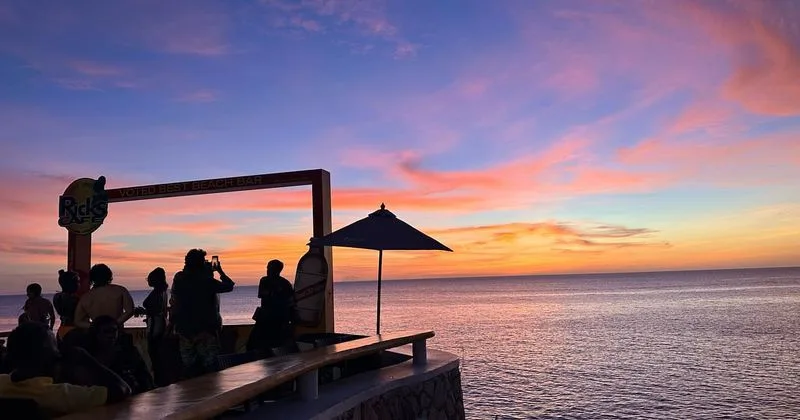 Watch the Sunset at Rick’s Café in Negril