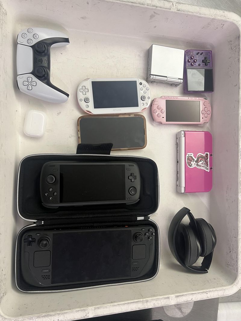 Carrying Uncharged Electronics