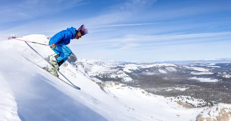Skiing at Mammoth Mountain