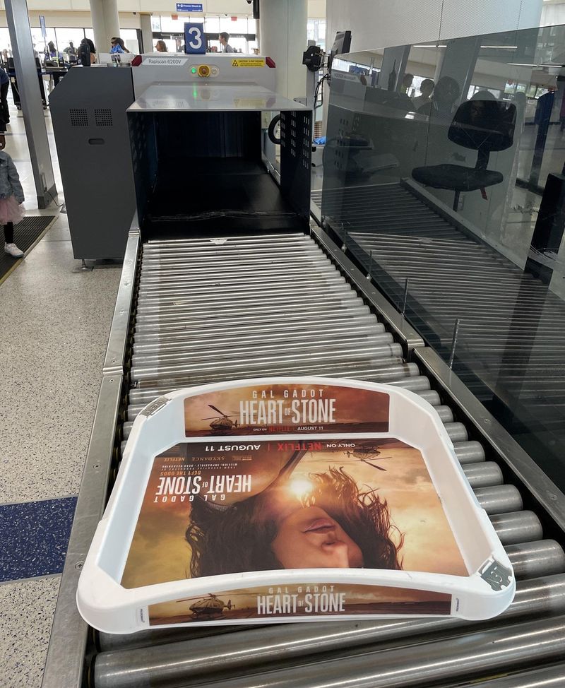Not Using TSA Bins Properly