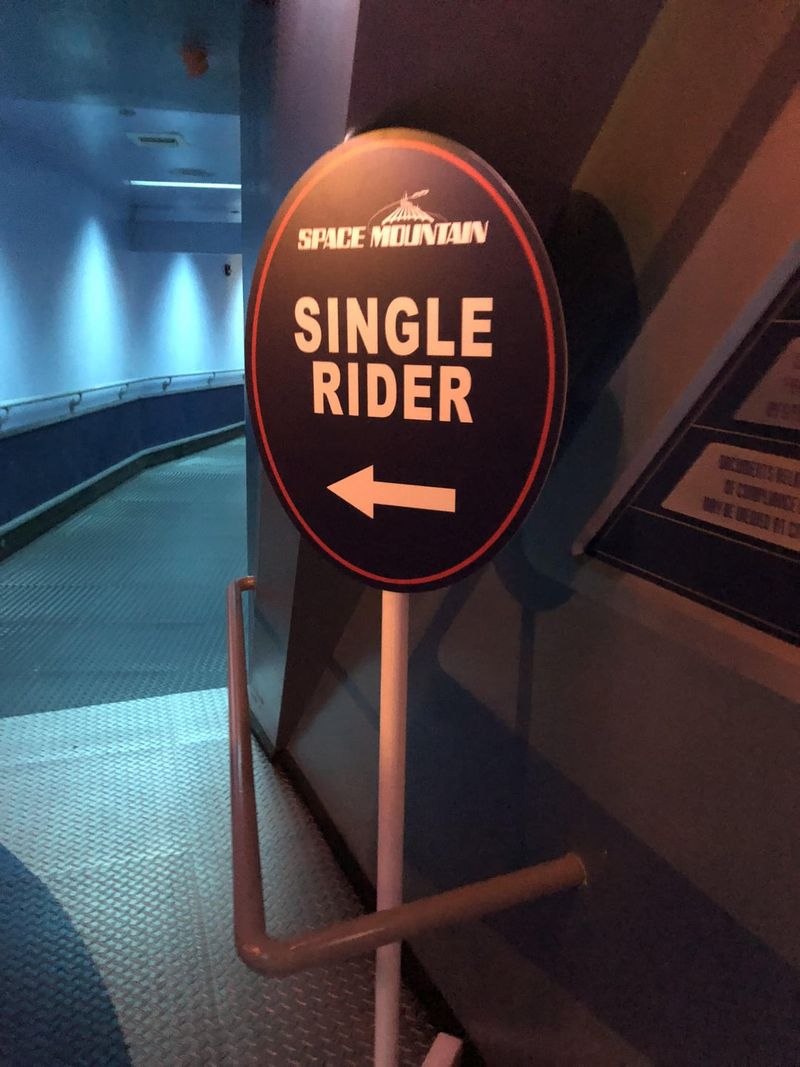 Embrace the Single Rider Lines