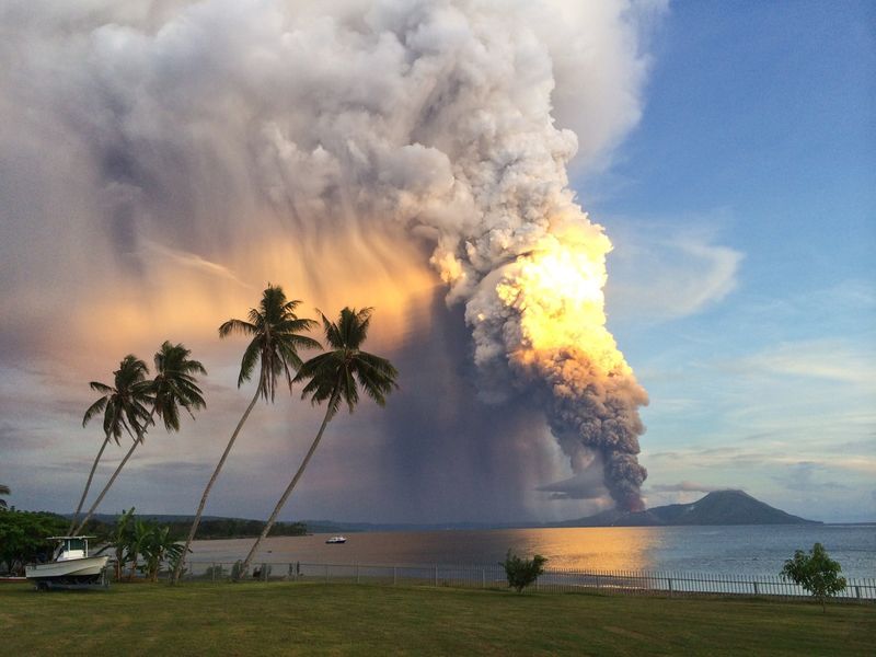 Tavurvur Volcano, Papua New Guinea