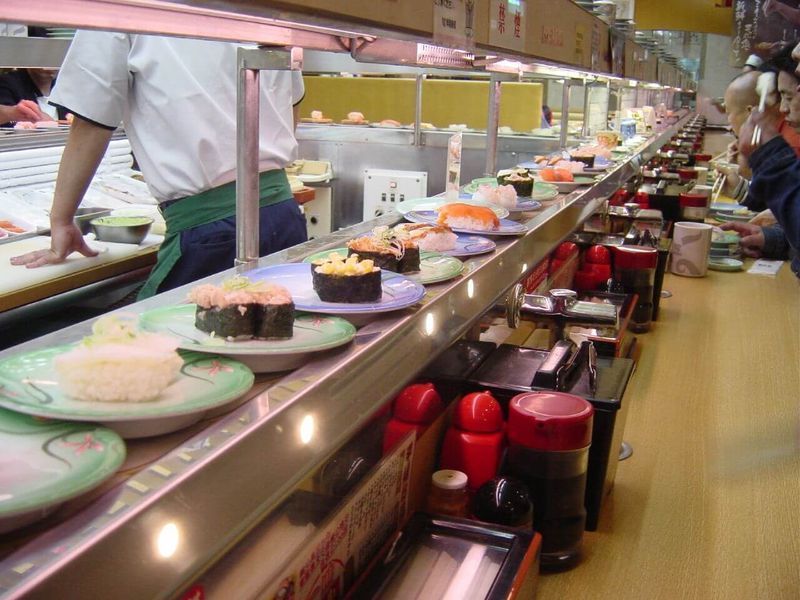 Dine at Kaiten Sushi