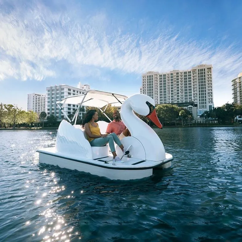 Paddle around at Lake Eola Park