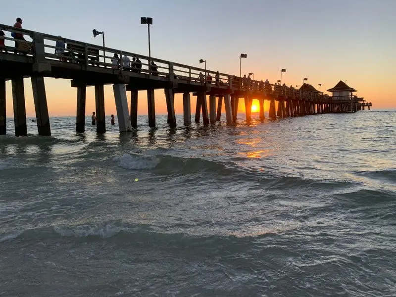 Morning Serenity at Naples Pier