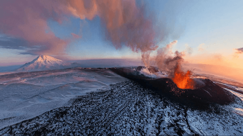 Antarctica's Active Volcano: Mount Erebus