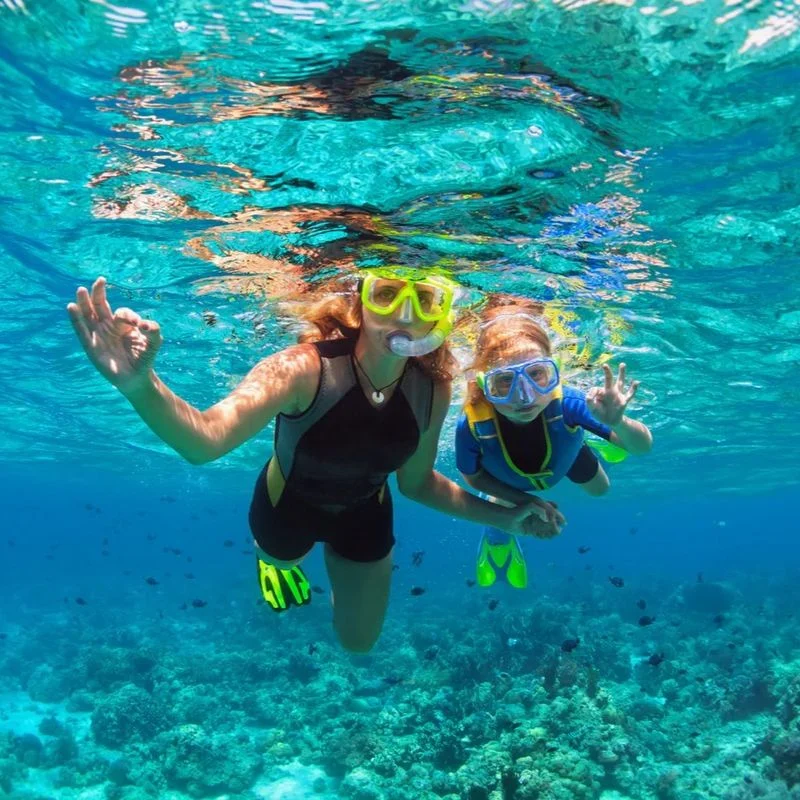 Snorkeling at Lydgate Beach Park