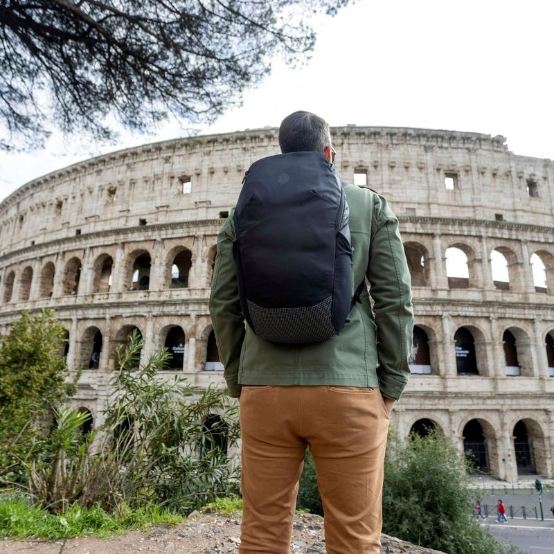 You’re Carrying a Giant Backpack and Rolling Suitcase