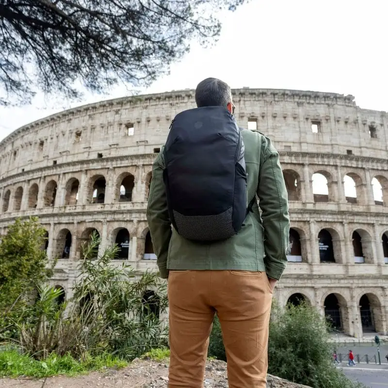 You’re Carrying a Giant Backpack and Rolling Suitcase