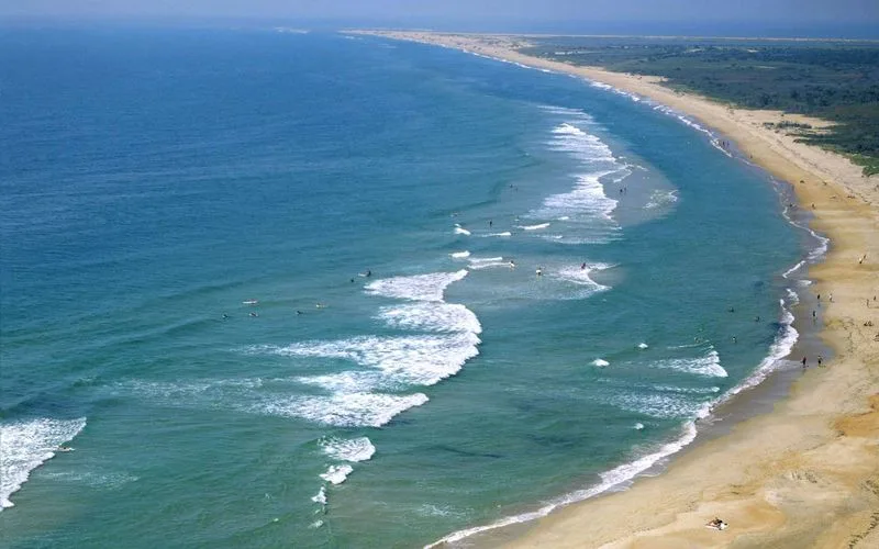 Wide, Quiet Beaches With Gentle Surf