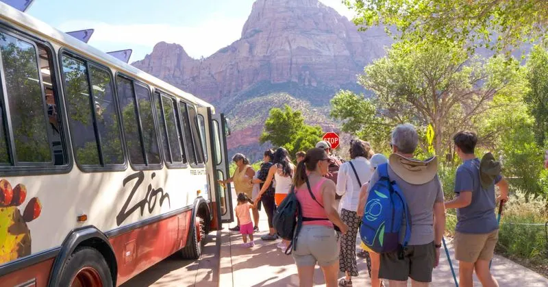 Ride the Zion Shuttle Together