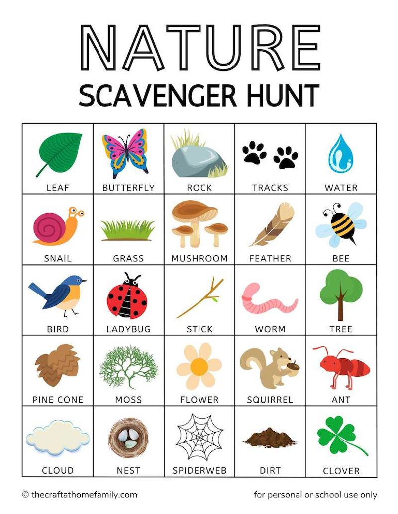 Nature Scavenger Hunt