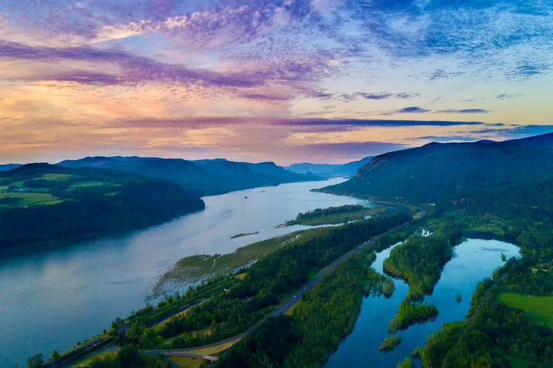 Portland to Hood River, Oregon