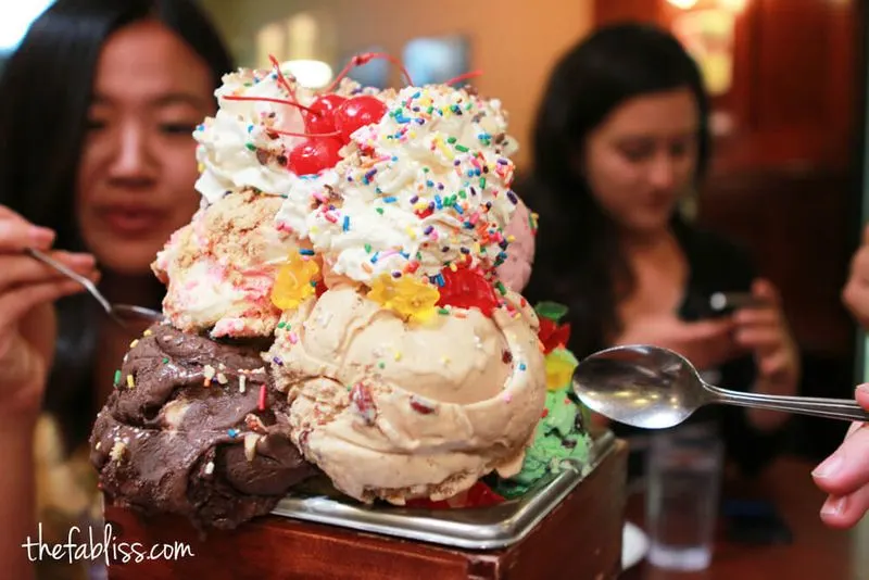 The Kitchen Sink Sundae – San Francisco Creamery, CA