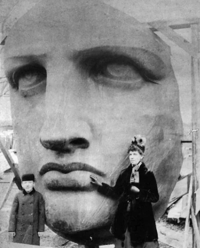 The Statue of Liberty (1885, in pieces)