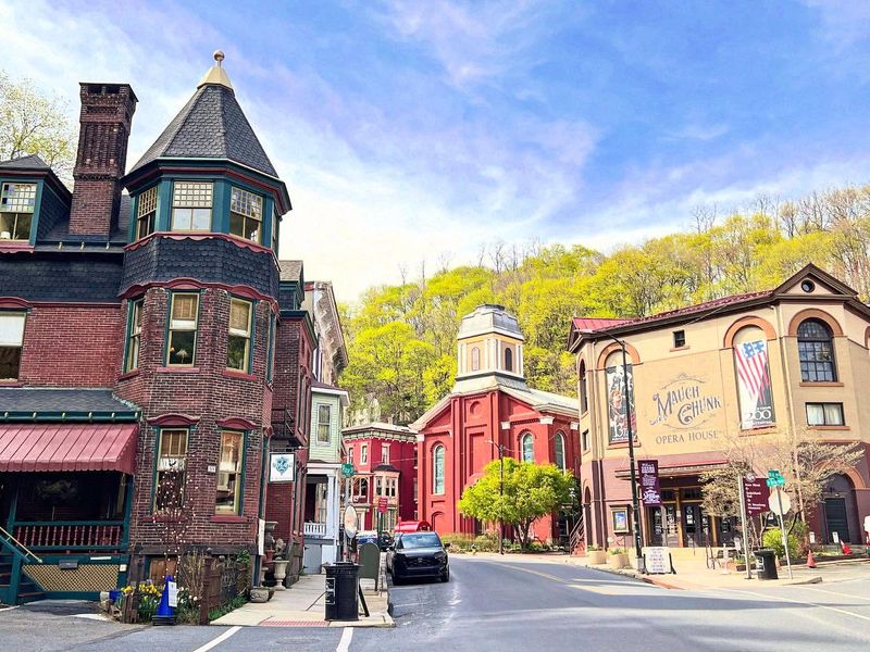 5. Jim Thorpe, Pennsylvania – Greenery Crawls Up the Hills