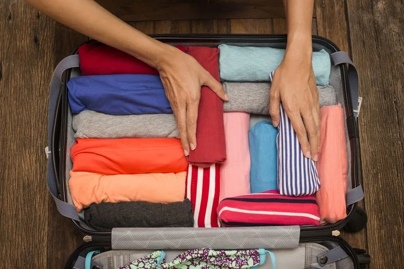 Roll your clothes, don’t fold