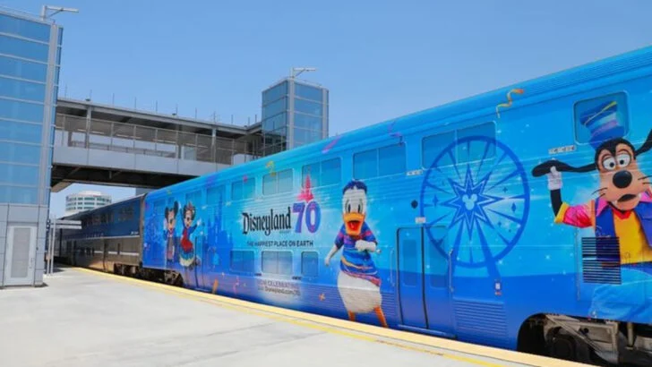 All aboard the fun: Amtrak celebrates Disneyland’s 70th with a magical train ride
