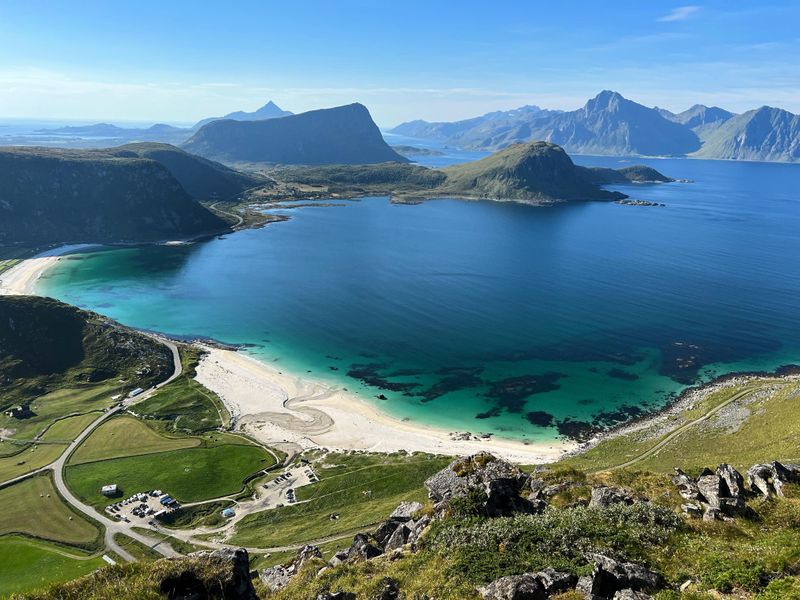 Haukland Beach, Lofoten Islands, Norway