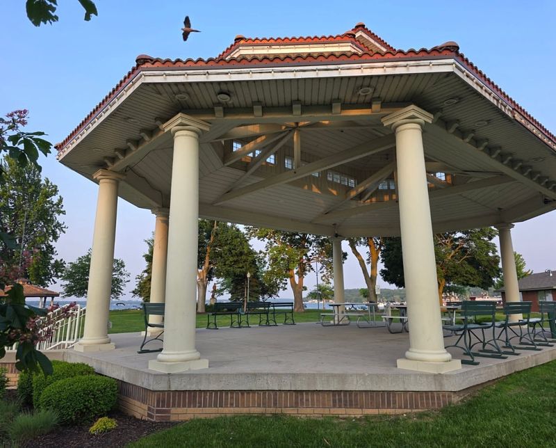 Charming Gazebo at Flat Iron Park