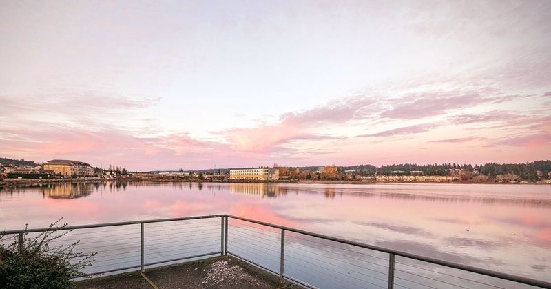 Sunset over Sinclair Inlet