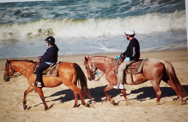 Horseback Riding on the Beach with Sea Horse Ranch