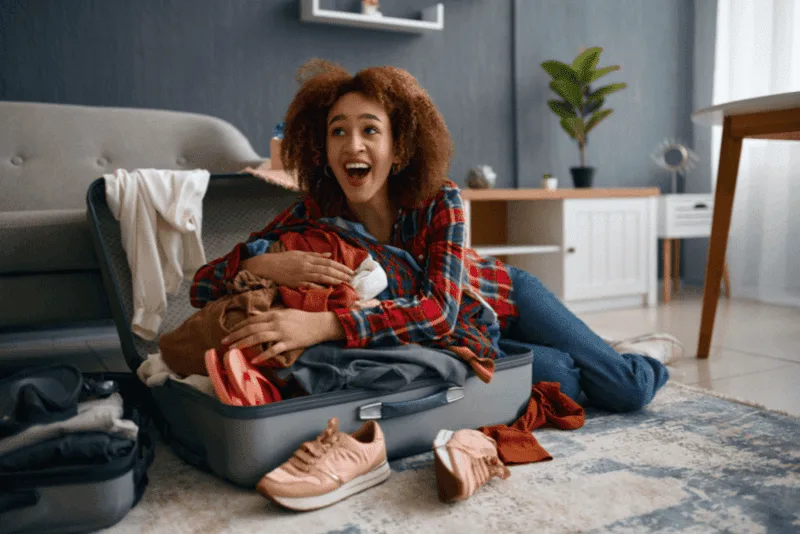 Last-Minute Packing: The Stressful Rush
