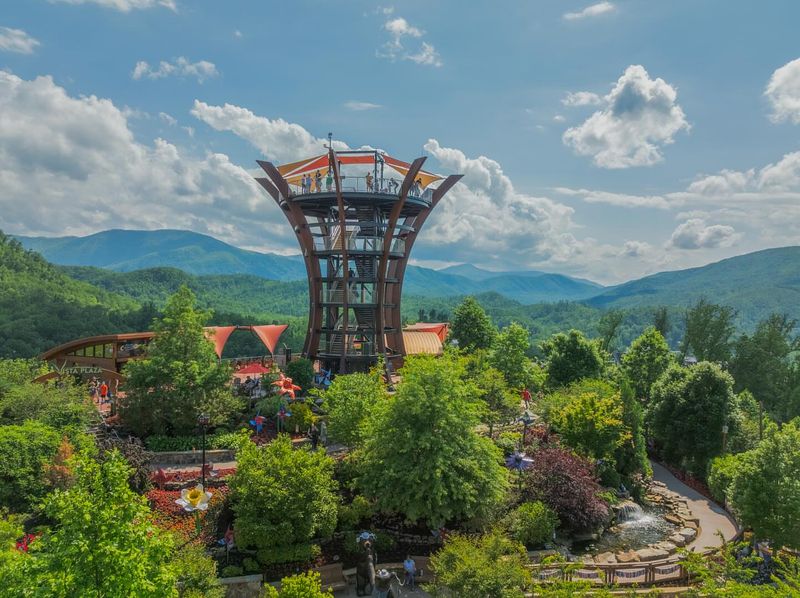Wander the Gardens at the Gatlinburg Scenic Overlook