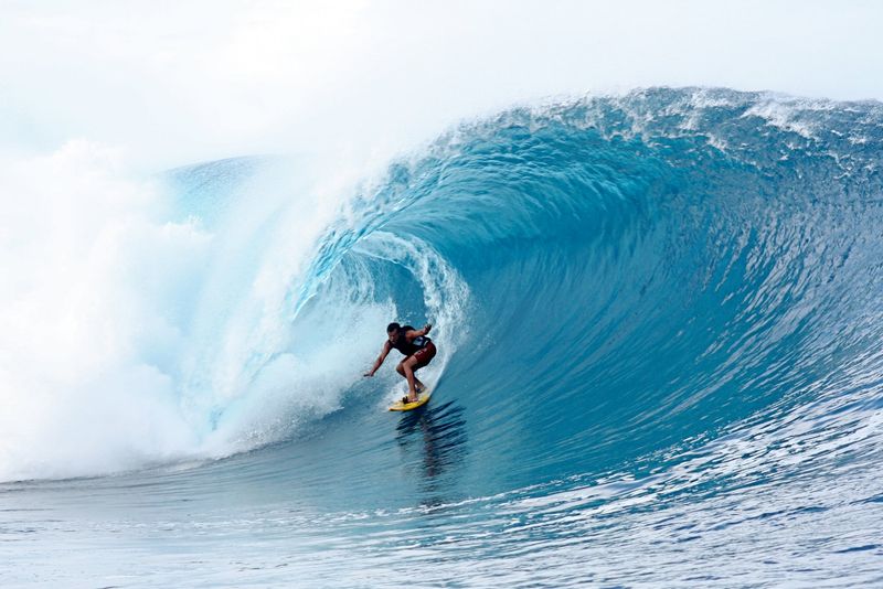 Surfing in Hawaii