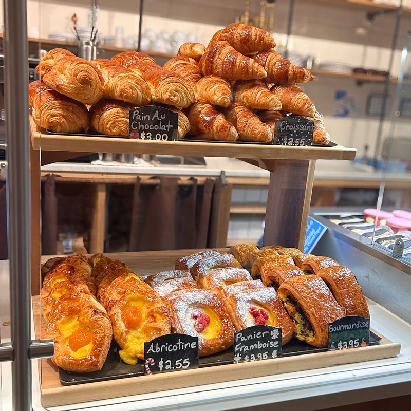 Start with pastries and coffee at La Gourmandine