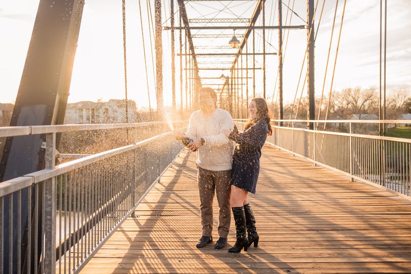 The Faust Street Bridge