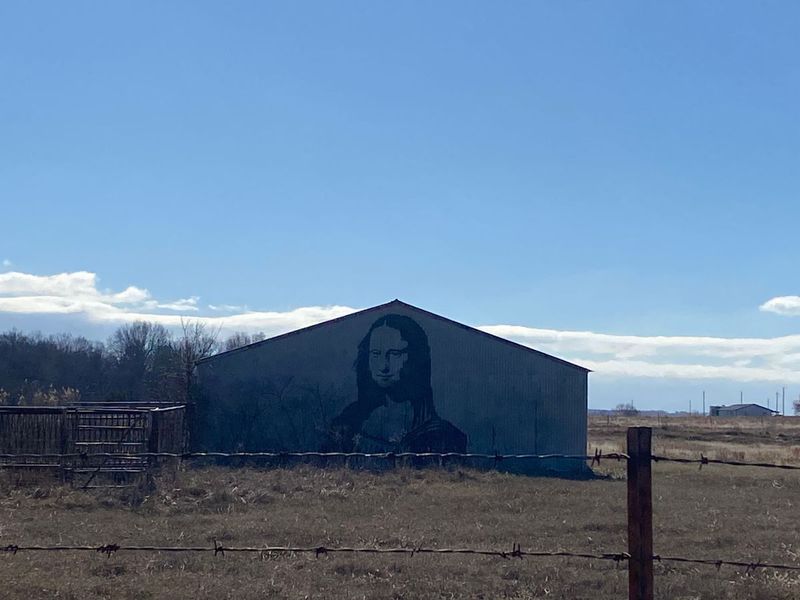 Oklahoma Mona Lisa Mural