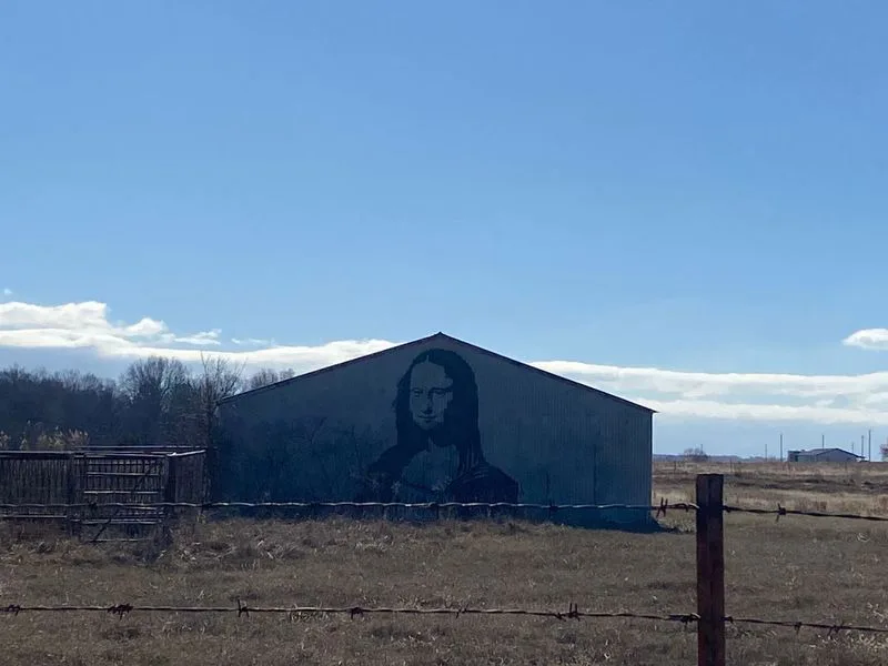 Oklahoma Mona Lisa Mural