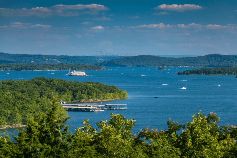 Taking in the View from Table Rock Lake