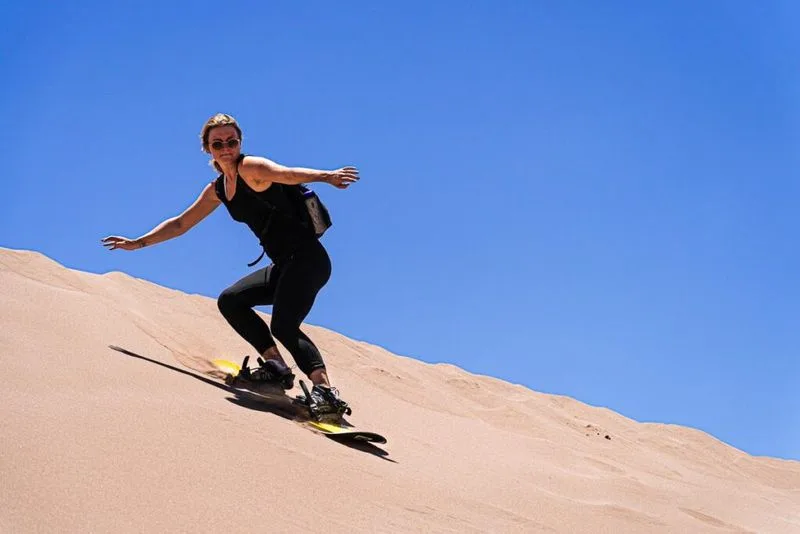 Sandboarding in the Atacama