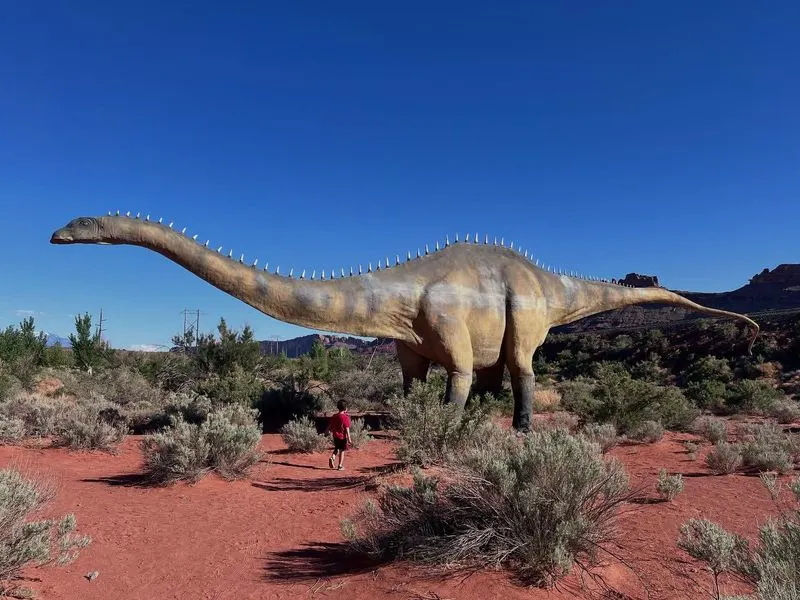 Visit the Moab Giants Dinosaur Park